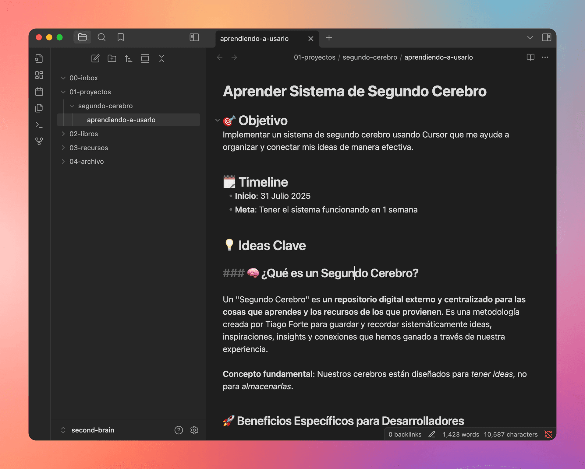 Obsidian leyendo los mismos archivos